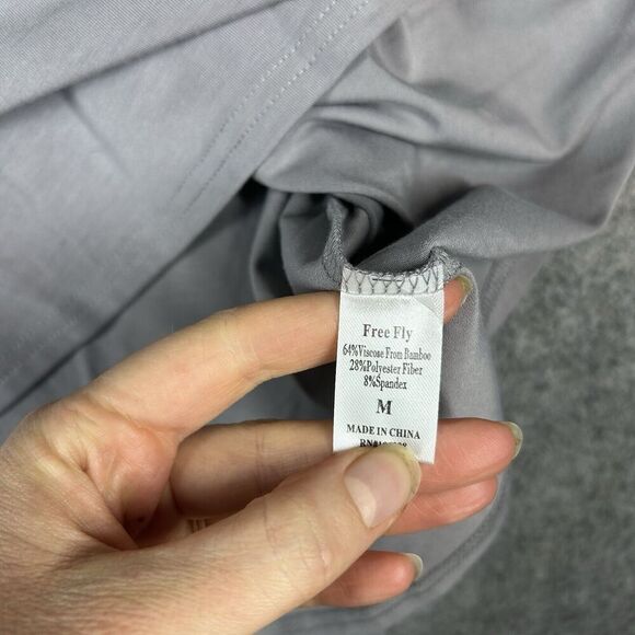 Freefly Bamboo Flex Dress Womens Medium Gray Silver Stone UPF 50+ Outdoor - Picture 7 of 8